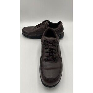 Rockport Eureka K71201 Brown Leather Lace Up Walking Shoes Men's 11 W NO INSOLES